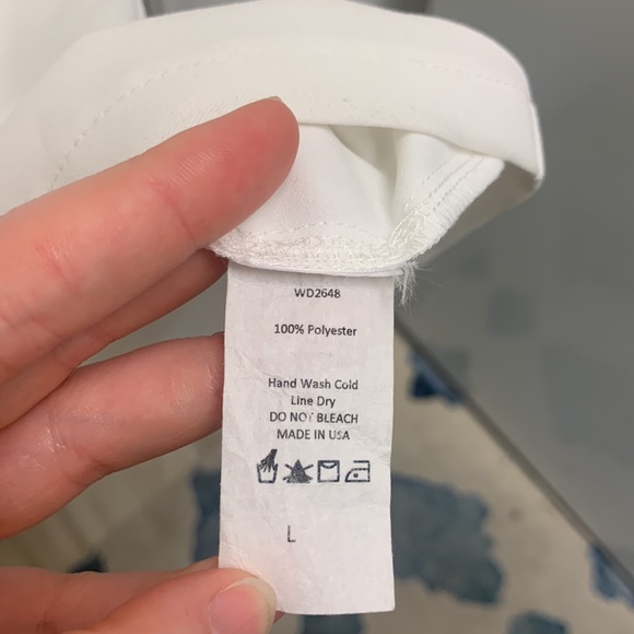 Color Block White Dress - Picture 5 of 5